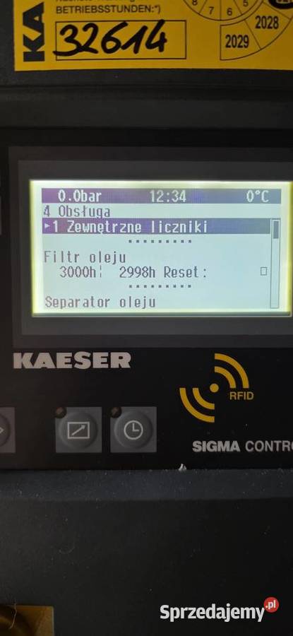 Kompresor śrubowy Kaeser SM1211 Bar 75 kW Jelcz-Laskowice