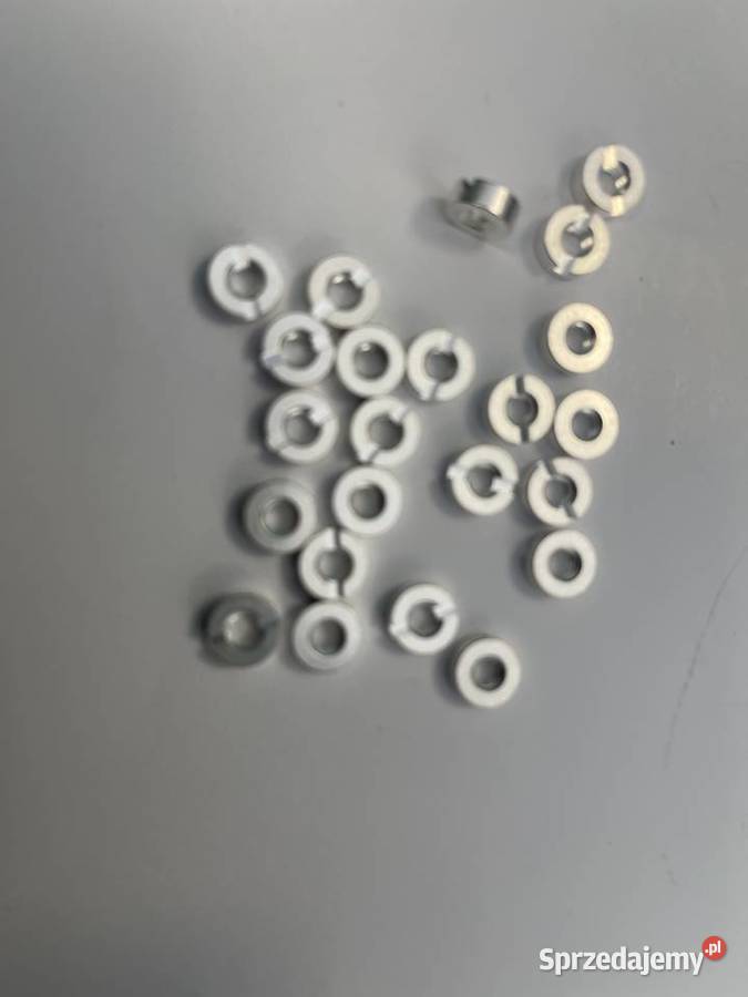 Nakrętka M 4 aluminiowa czołowa rowkowa DIN 546 Rydułtowy sprzedam