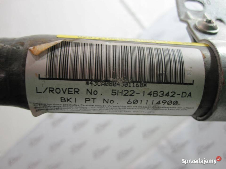 LAND ROVER DISCOVERY III 08r kurtyna lewy przód