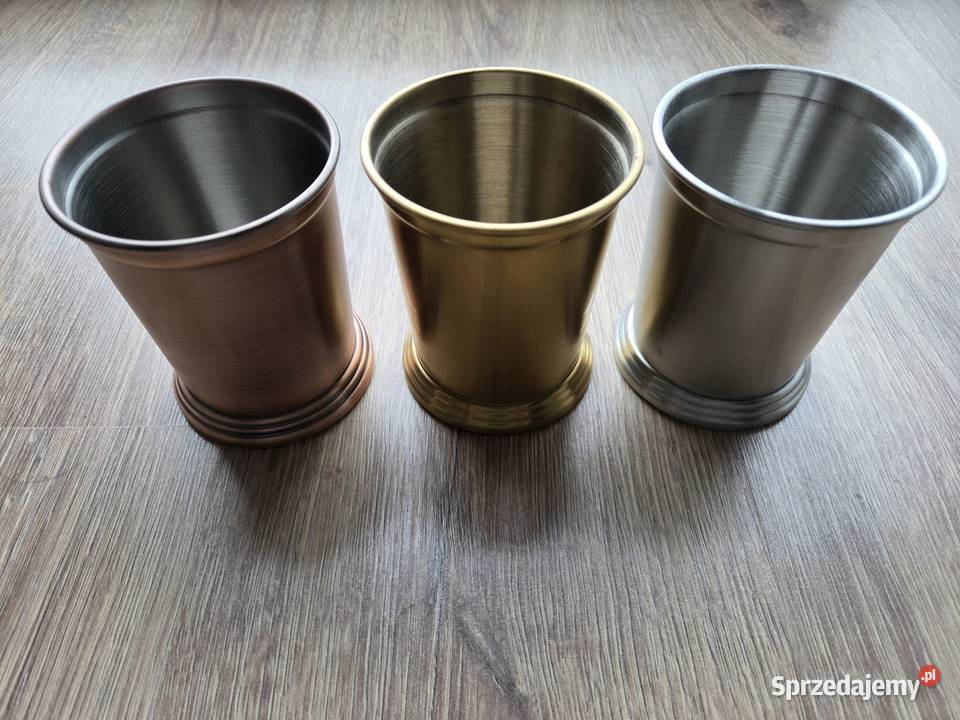 Stalowe kubki do koktajlidrinków mint julep Poznań sprzedam