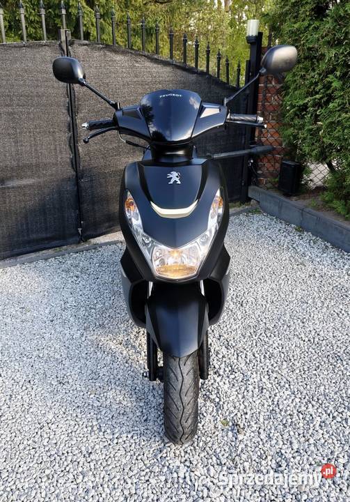 Skuter Peugeot Kisbee 50cc 2018r 4500 wtrysk LED nieuszkodzony Peugeot łódzkie Łask