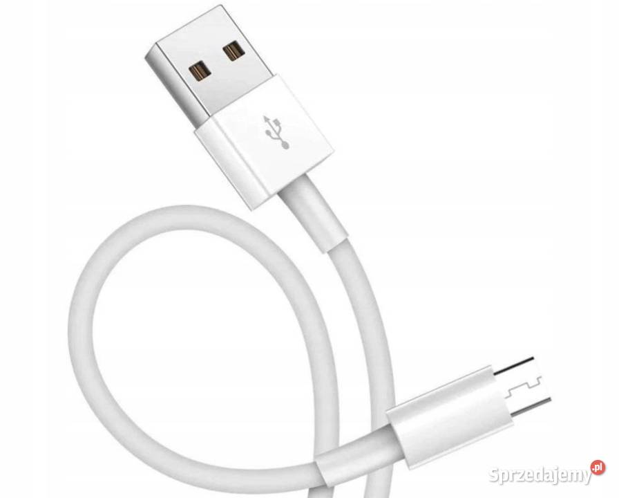 Micro USB 1M Kabel USB do ładowania telefonu Biały