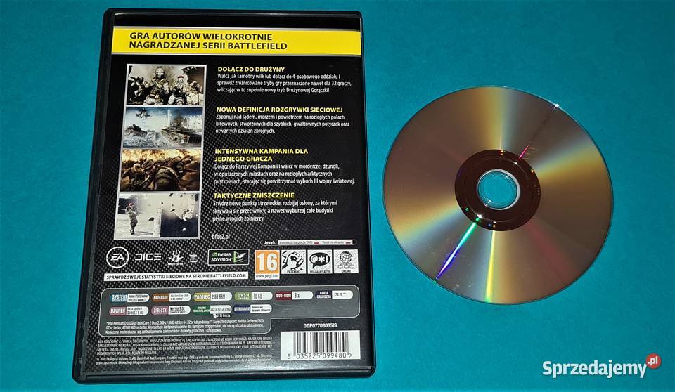 Battlefield Bad Company II Gra na PC Retro 2010r Warszawa