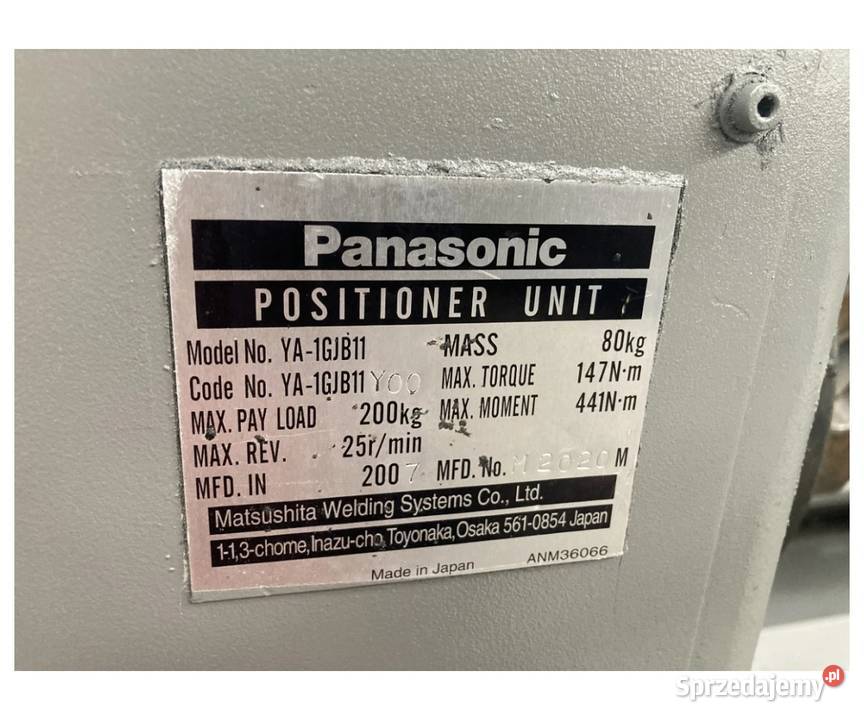 Robot spawający Panasonic TA 1400 z dwoma