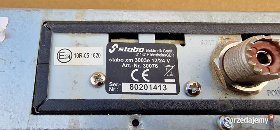 CB RADIO STABO SCANIA SPRAWNE XM3003E Bieleń sprzedam
