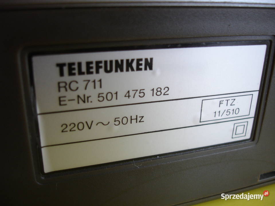 Radiomagnetofon TELEFUNKEN RC711