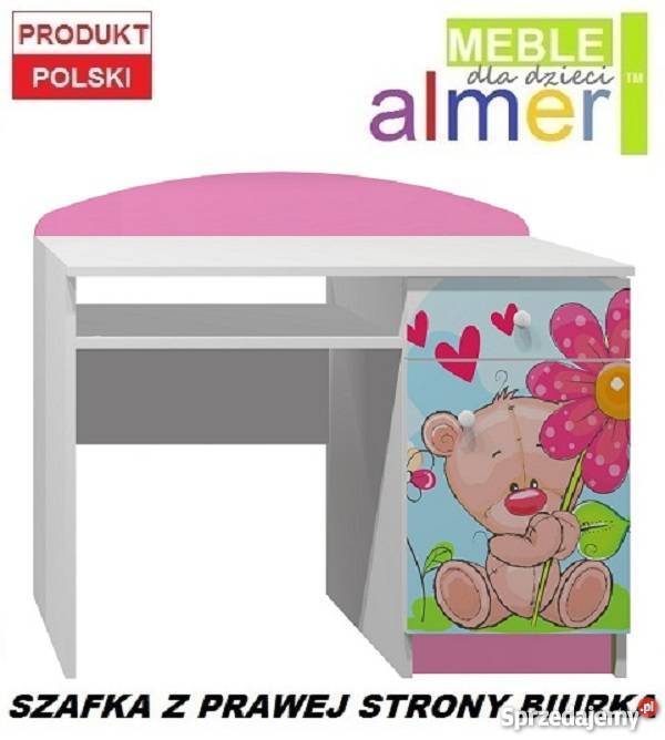 MIŚ Z KWIATKIEM 36 B10 biurko dziecięce 100x50 łódzkie Radomsko sprzedam