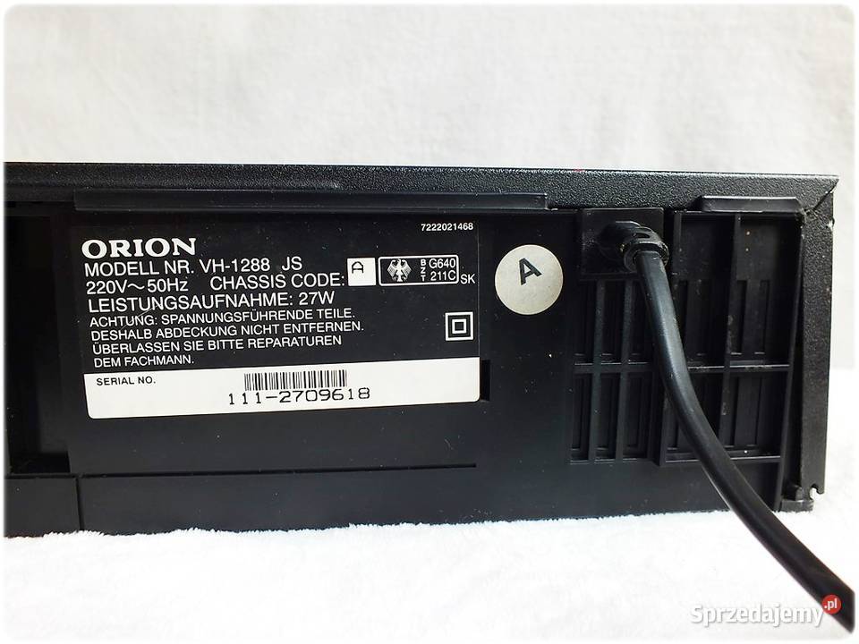 ORION VH1288JS Magnetowid 4 Głowicowy Jog lubuskie