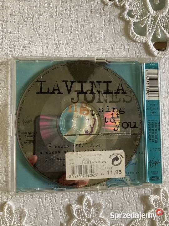 Płyta CD Single Maxi Lavinja Jones Sing It To Płyty i kasety Płyty i kasety Czerwionka-Leszczyny sprzedam