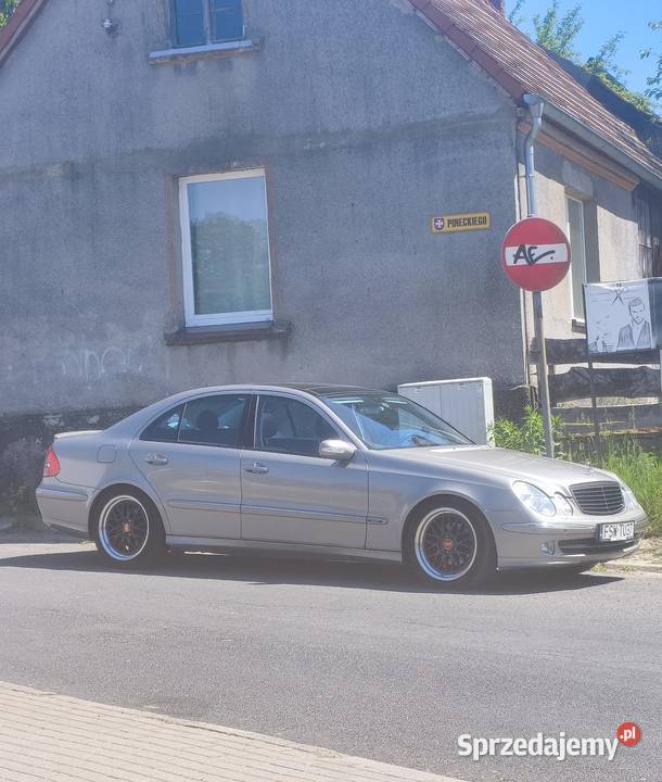 Mercedes Eklasa w211 27cdi srebrny Toporów sprzedam
