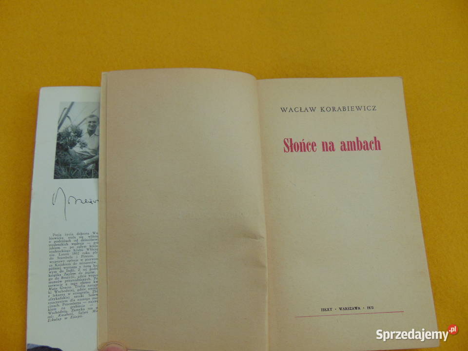 Słońce na ambach Wacław Korabiewicz Lublin