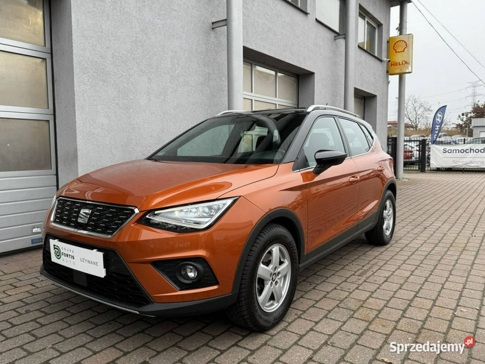 Seat Arona 10 TSI 95 Salon Jeden Właściciel pomarańczowy Bydgoszcz sprzedam