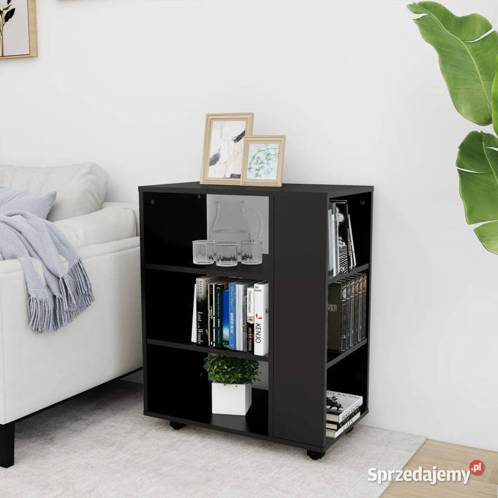 Szafka na kółkach czarna 60x35x75 materiał mazowieckie Warszawa