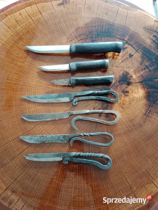 Wyroby kowalskie ozdoby wieszak podkowy noże mazowieckie