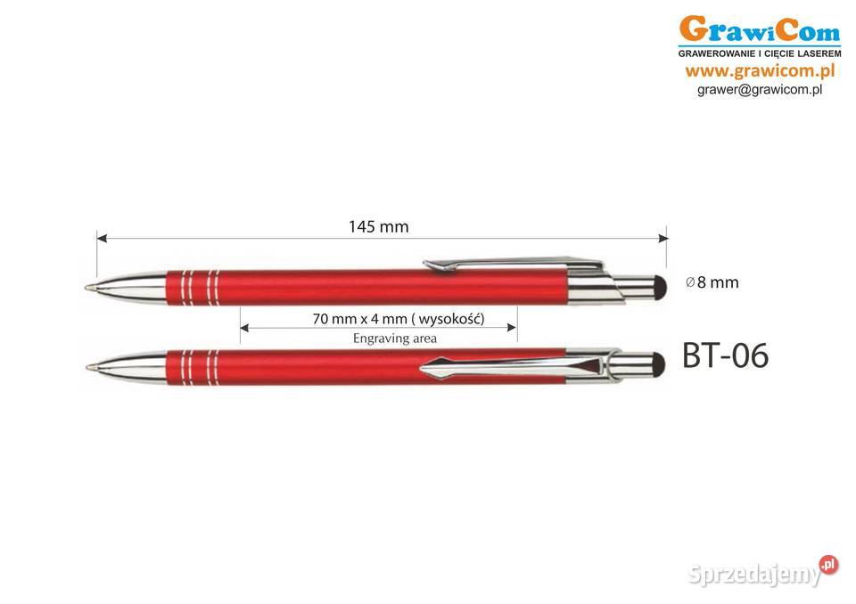 długopisy metalowe touch pen z grawerem 500 Leżajsk