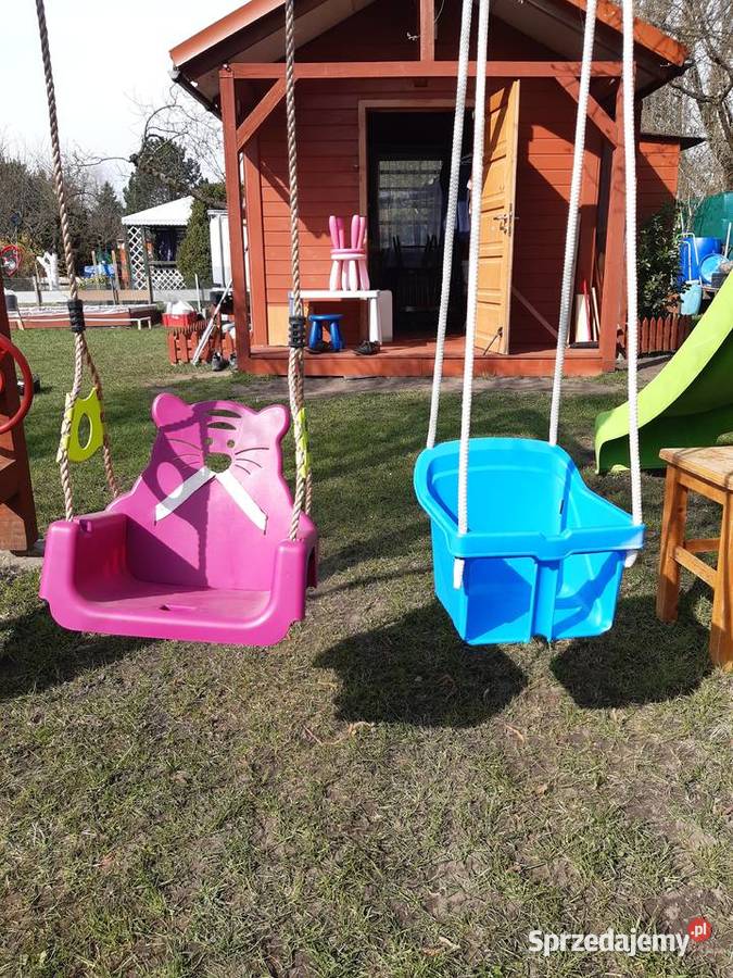 Huśtawka dziecka Mochtoys niebieska Pozostałe Wrocław