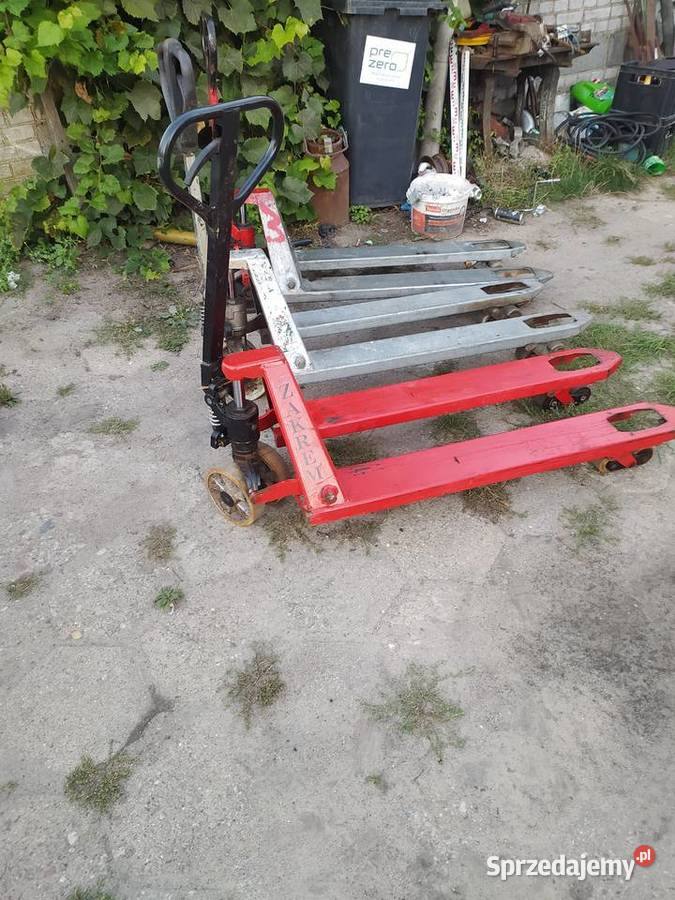 paleciak wózek ręczny paletowy zakrem 115 Bąków Dolny