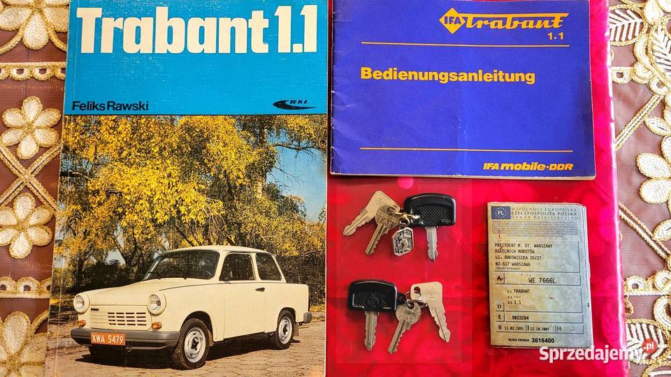 Trabant NOWY 100 Oryginał zamienię zamiana na wielkopolskie