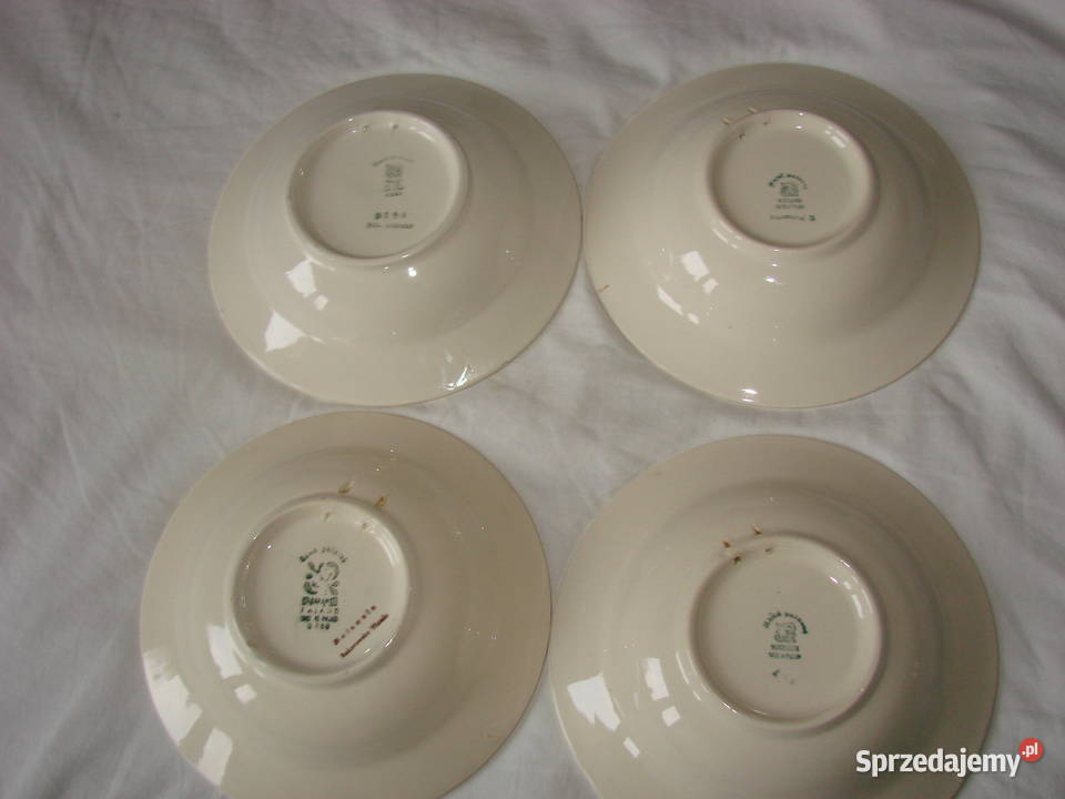 Włocławek fajansowy talerz Pruszcz Gdański