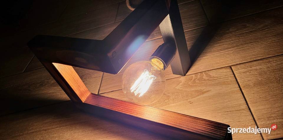 Rękodzieło unikalne lampki nocne żarówka Edisona Włocławek