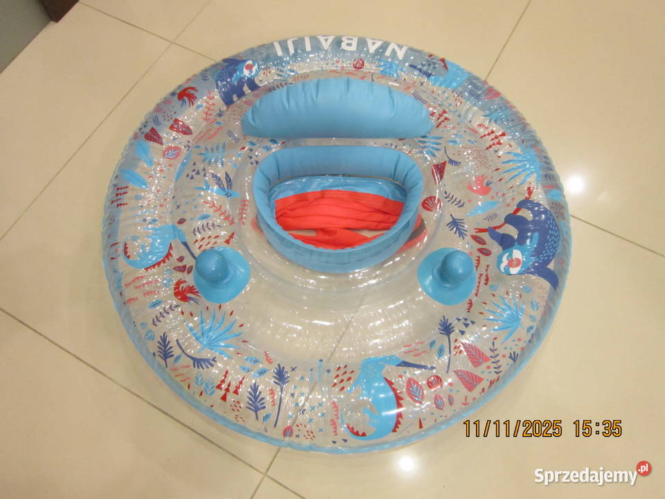 Kółko pompowane dziecka z siedzeniem i uchwytami Warszawa