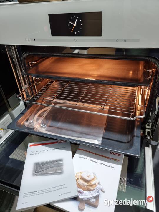 Biały Zestaw Miele Mikrofala M 6262 Piekarnik Wrocław