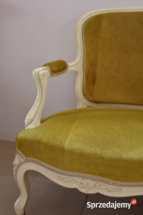 Sofakanapa Ludwik XV schabby chic Meble