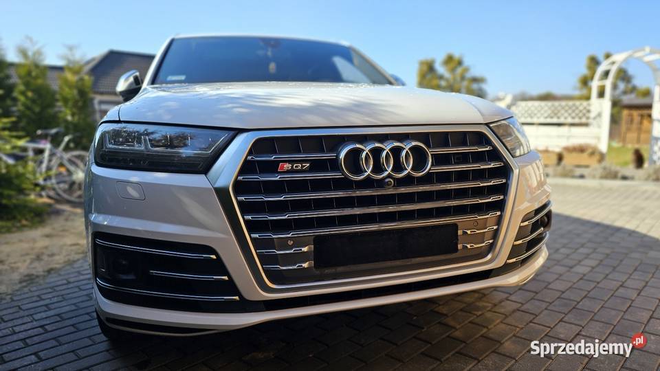 Audi Q7 SQ7 40 V8T 435 23VAT FULL 7osobowy skórzana tapicerka Gdańsk