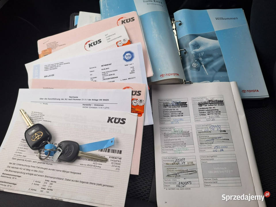 Toyota RAV4 4X4 benzyna 20VVTi z Niemiec PiĘKNA Olsztyn