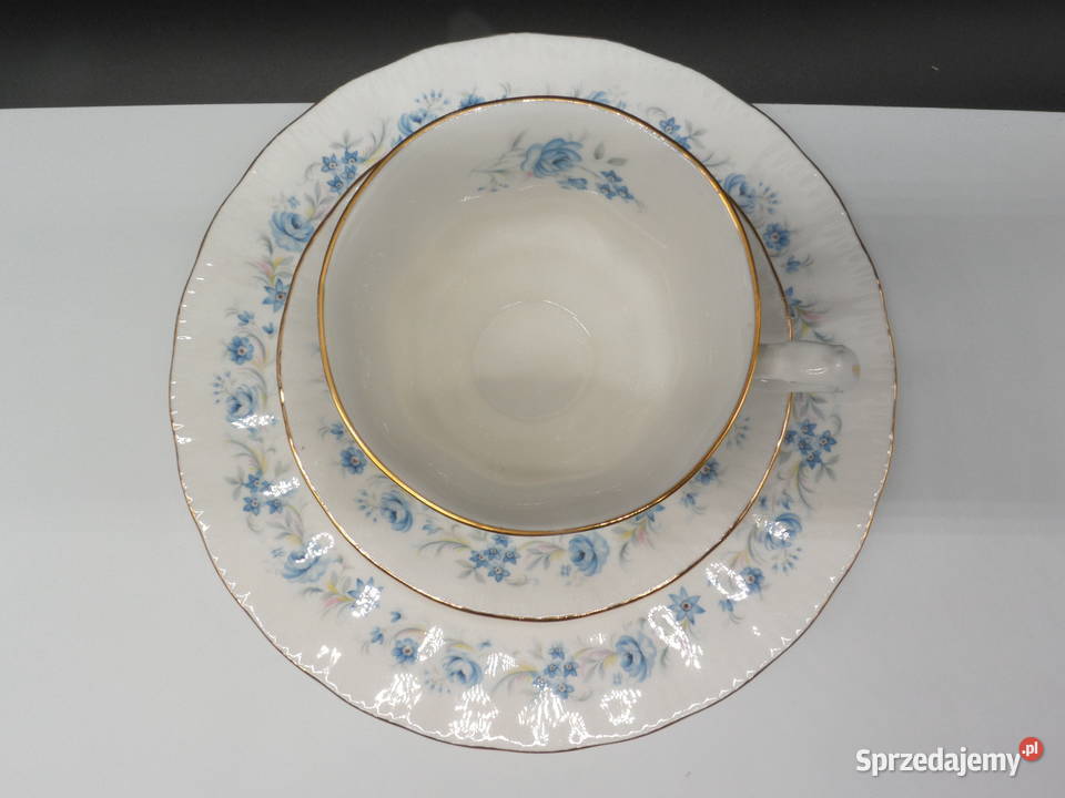 Zestaw śniadaniowy trio Royal Malvern Bone China Raszków sprzedam