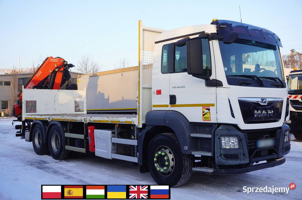 MAN TGS 26420 6x4 Fassi F215A224 Pilot Rotator bezwypadkowy małopolskie