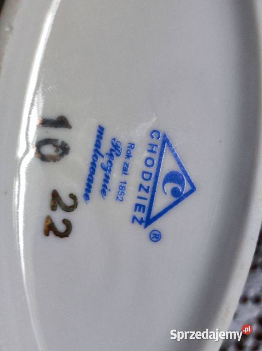 porcelanowa Sosjerka z łyżką Iwona Złota Róża Kielce