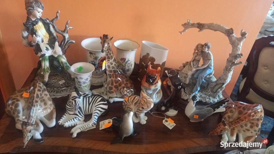Zebra figurka Łomonosow Porcelana i szkło pomorskie Gdańsk