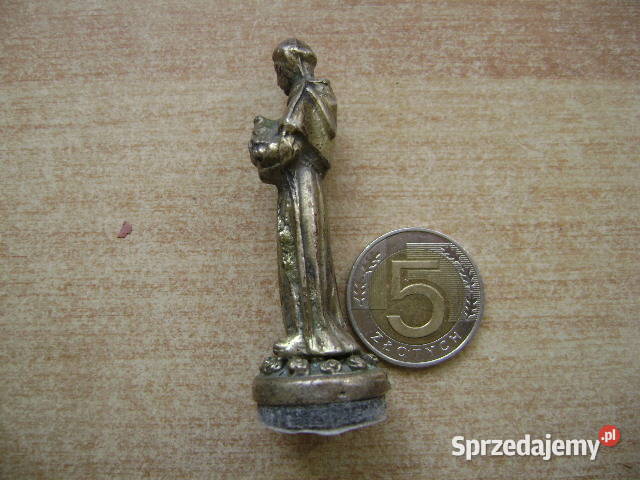 Starocie z PRL Dewocjonalia Figurka metalowa Pozostałe Gdynia