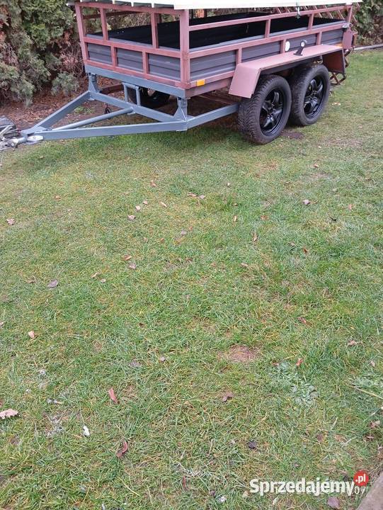 Przyczepka samochodowa dwuosiowa Ciekoty sprzedam