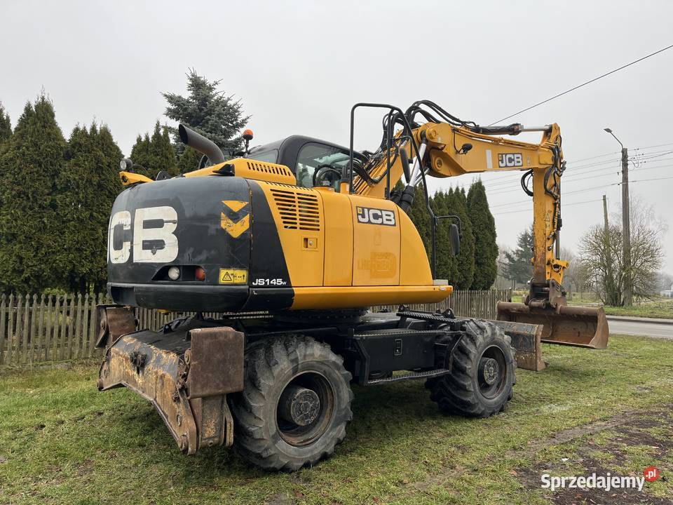 JCB JS145w koparka kołowa kujawsko-pomorskie Świecie sprzedam
