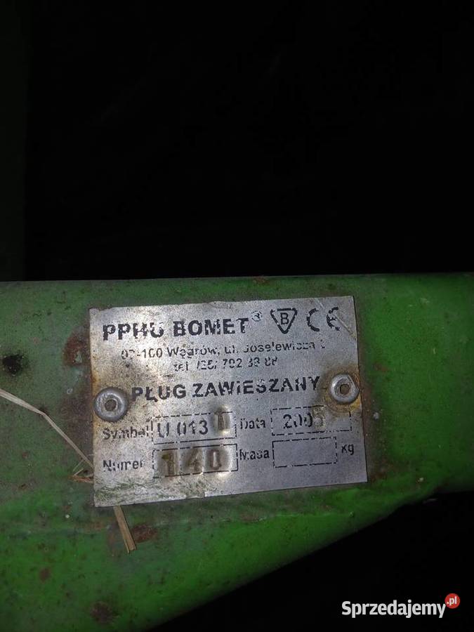 Plug bomet 3 skibowy nowy Stary Kobrzyniec