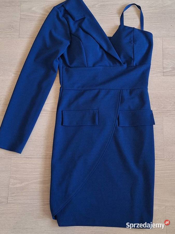 Granatowa sukienka bez rękawa r 36 Rozmiar 36(S) Odzież damska kujawsko-pomorskie Bydgoszcz
