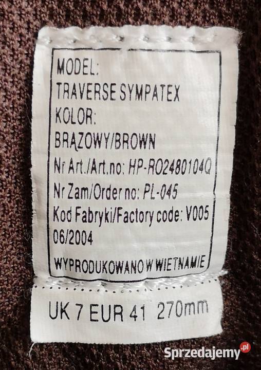 Buty trekkingowe HiTec model Traverse Sympatex Katowice