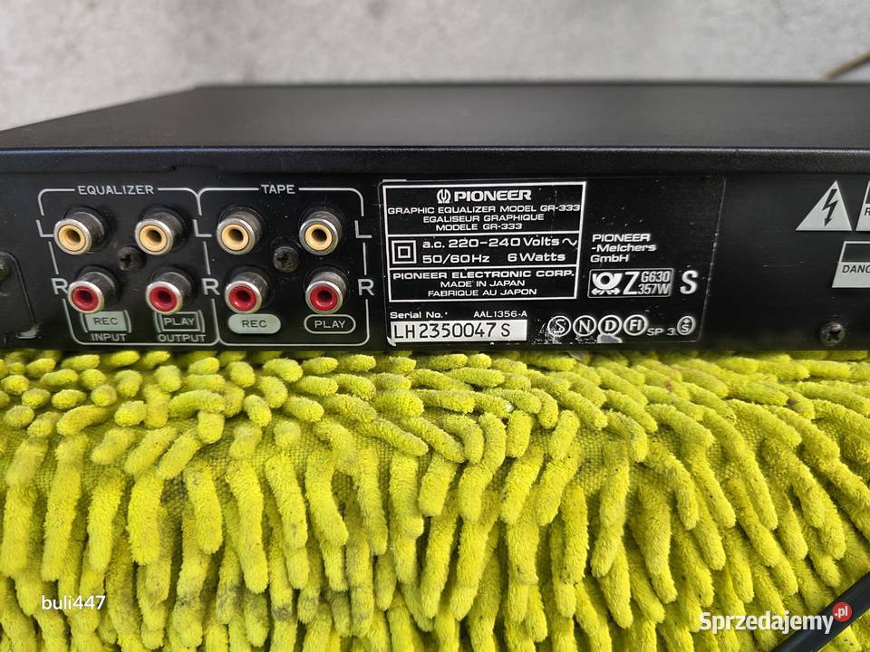 korektor graficzny pioneer gr333 śląskie Chełm Śląski sprzedam