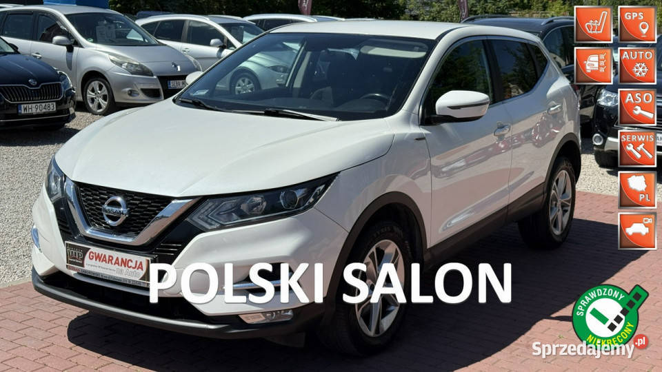 Nissan Qashqai Salon Polska Serwis Gwarancja II kamera cofania mazowieckie Sade Budy