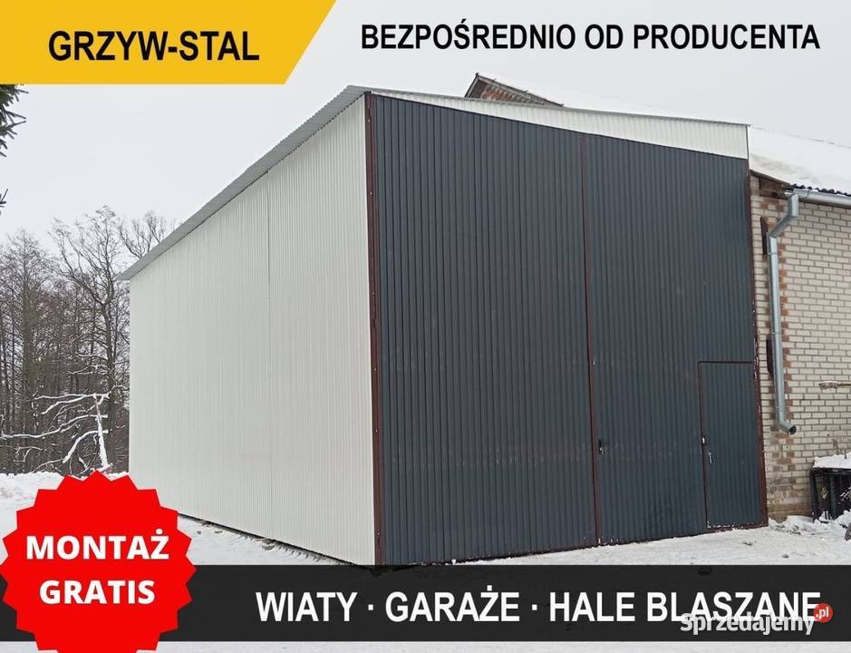GARAŻE BLASZANEWiataHalaMagazynKonstrukcja sprzedam