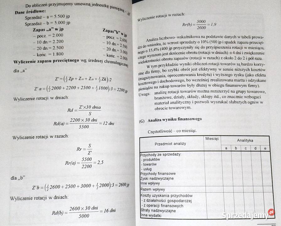 Poradnik analityka Wiesław Sasin lubelskie sprzedam