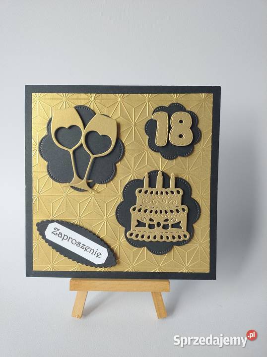 ZAPROSZENIA OSIEMNASTKA K4 WZÓR 3 sprzedam