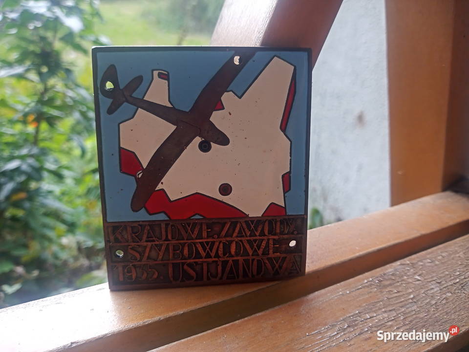 Plakieta Krajowe Zawody Szybowcowe 1935 Gliwice