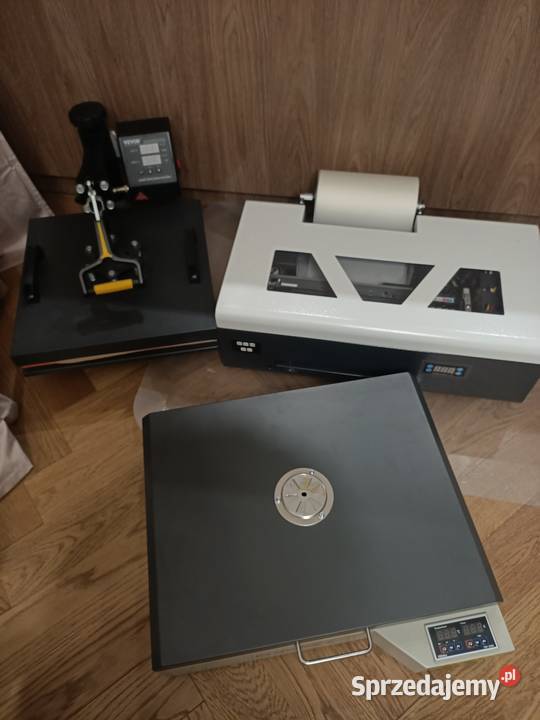 Zestaw DTF Drukarka Piec Prasa Okazja gotowy atramentowa