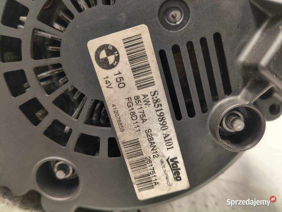 ALTERNATOR BMW F10 F11 F30 F31 20 D valeo sprzedam