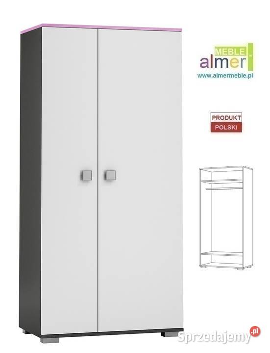 PINK Y23 szafa do pokoju nastolatki 90x53 w190 pomorskie Słupsk