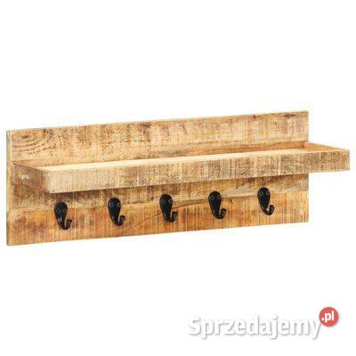 Wieszak ścienny na płaszcze 60x15x20 lite drewno Warszawa