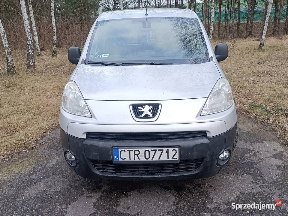 Peugeot partner 16 HDi 2010 3 miejsca diesel Lubicz Dolny
